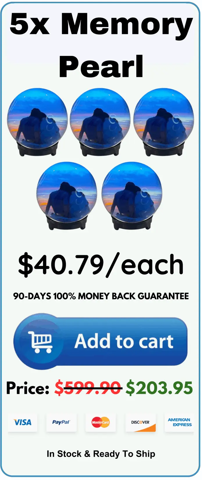 Memory Pearl package price 